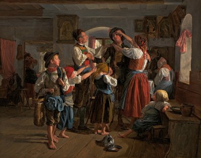 The Conscript’s Farewell by Ferdinand Georg Waldmuller